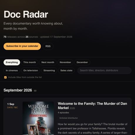 Cover art for Doc Radar